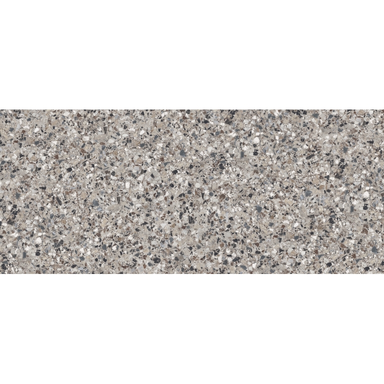 Milzetti - 47X110 Pebble, Silver, Brushed